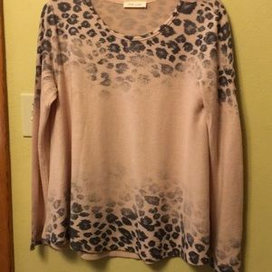 Leopard print sweater